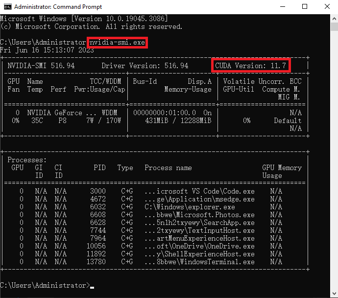 Supported Nvidia driver versions