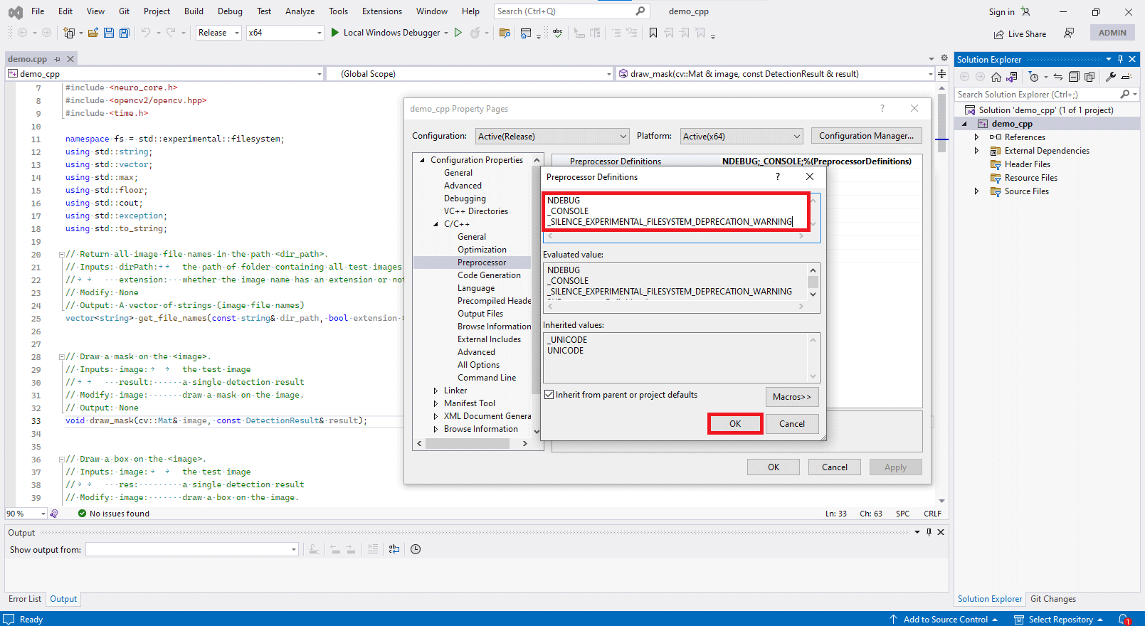 Add Preprocessor Definitions